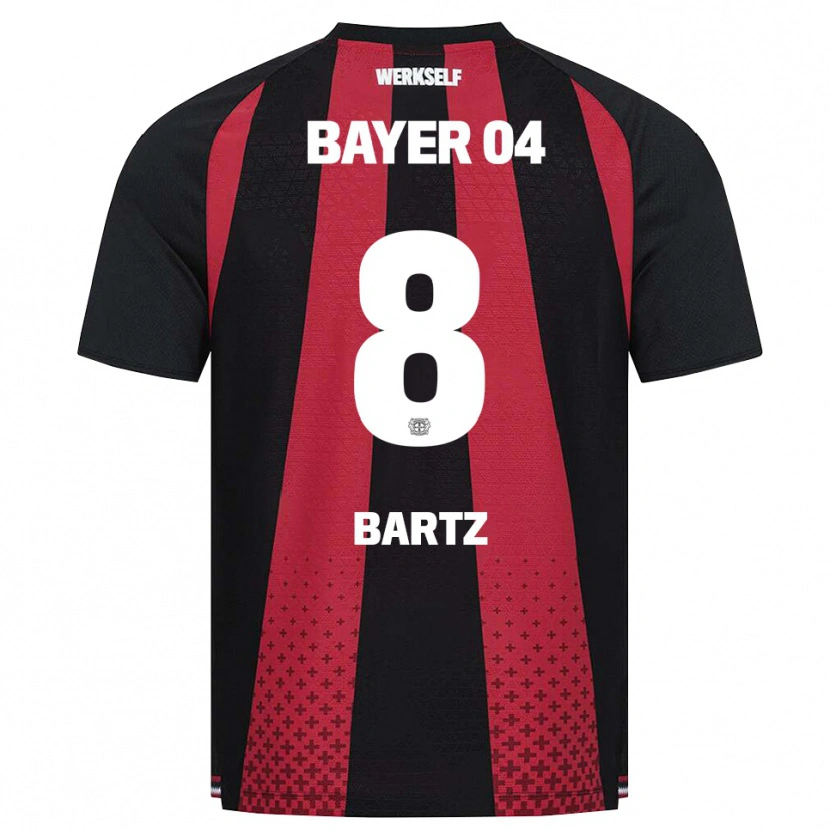 Danxen Mulher Camisola Paulina Bartz #8 Preto Branco Vermelho Principal 2026/27 Camisa Brasil