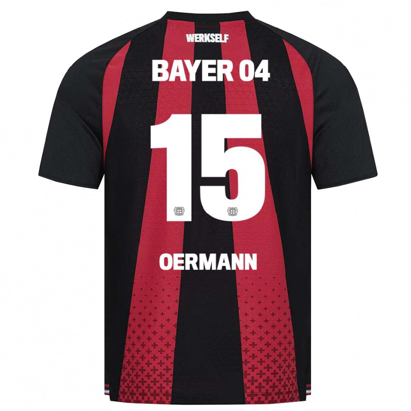 Danxen Mulher Camisola Tim Oermann #15 Preto Branco Vermelho Principal 2026/27 Camisa Brasil