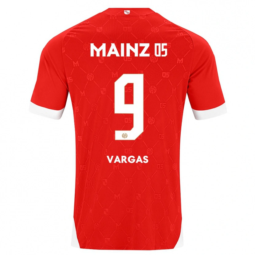 Danxen Mulher Camisola Nayrobi Vargas #9 Vermelho Branco Principal 2026/27 Camisa Brasil