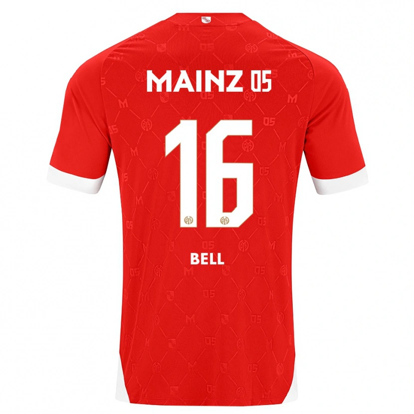 Danxen Mulher Camisola Stefan Bell #16 Vermelho Branco Principal 2026/27 Camisa Brasil
