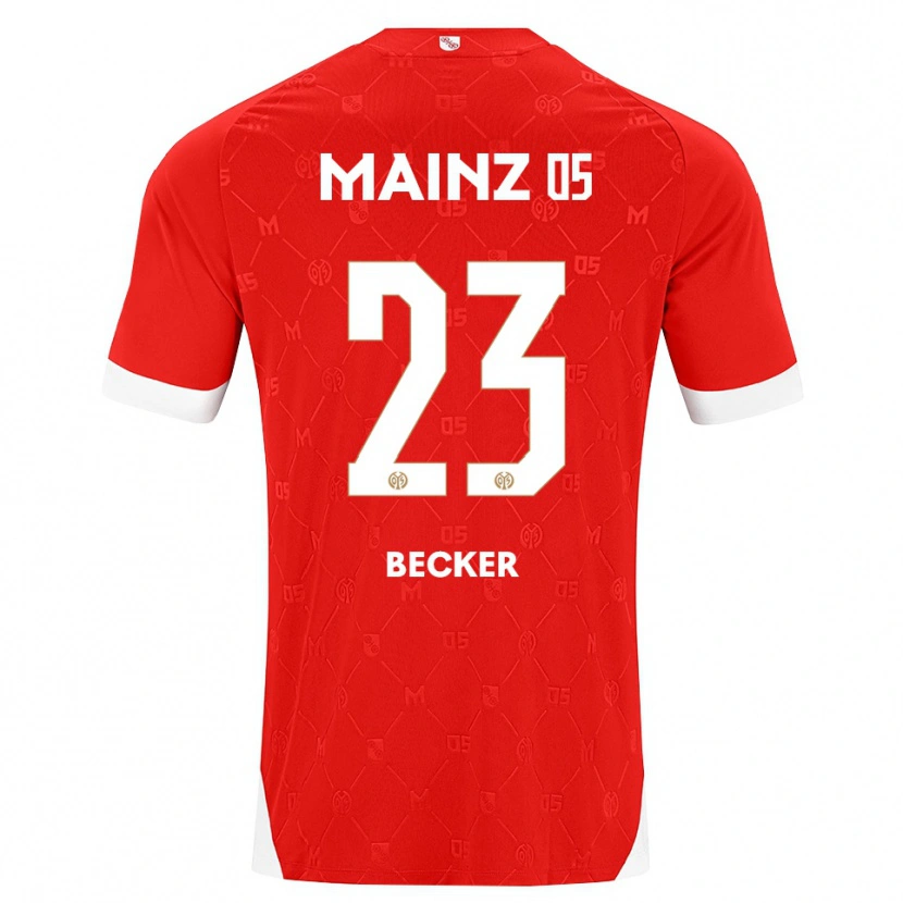 Danxen Mulher Camisola Sheraldo Becker #23 Vermelho Branco Principal 2026/27 Camisa Brasil