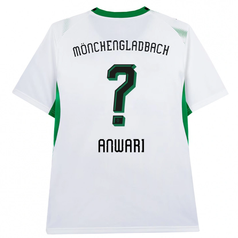 Danxen Mulher Camisola Hamza Anwari #0 Branco Verde Preto Principal 2026/27 Camisa Brasil