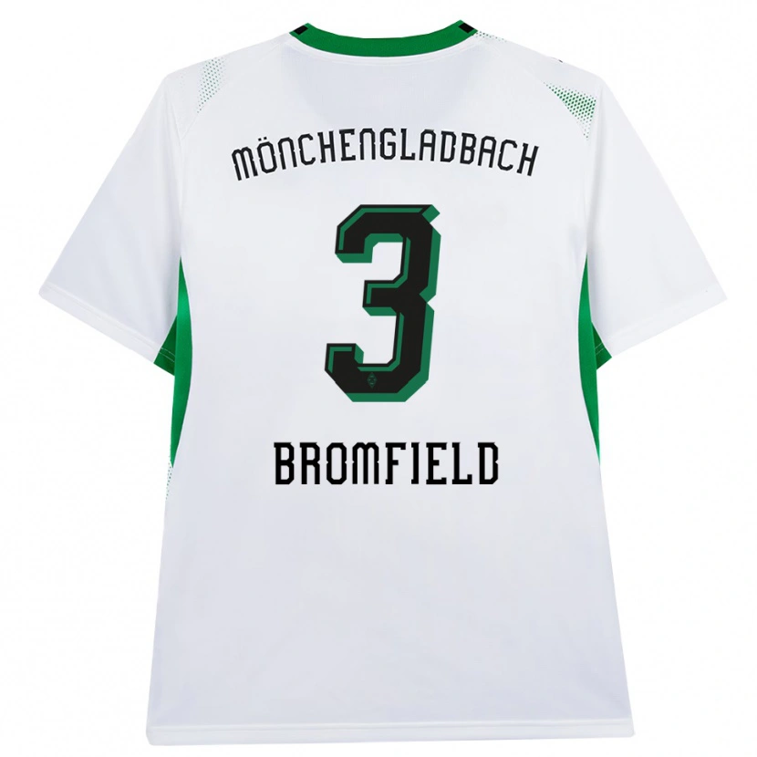 Danxen Mulher Camisola Rio Bromfield #3 Branco Verde Preto Principal 2026/27 Camisa Brasil