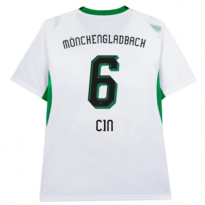 Danxen Mulher Camisola Miray Cin #6 Branco Verde Preto Principal 2026/27 Camisa Brasil