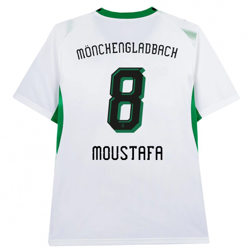 Danxen Mulher Camisola Moustafa Ashraf Moustafa #8 Branco Verde Preto Principal 2026/27 Camisa Brasil