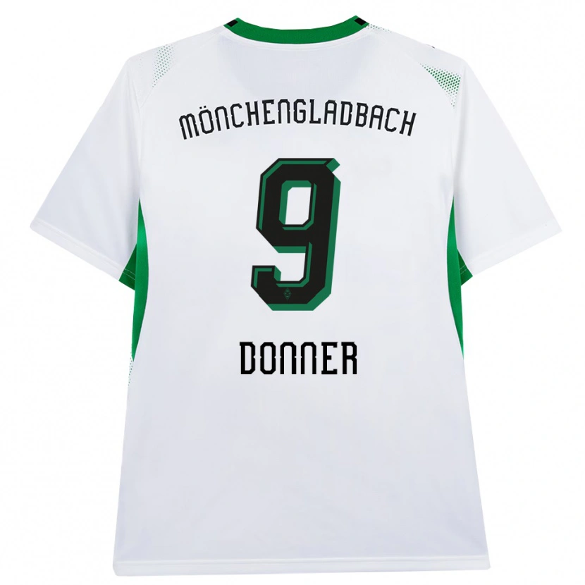 Danxen Mulher Camisola Maximilian Donner #9 Branco Verde Preto Principal 2026/27 Camisa Brasil