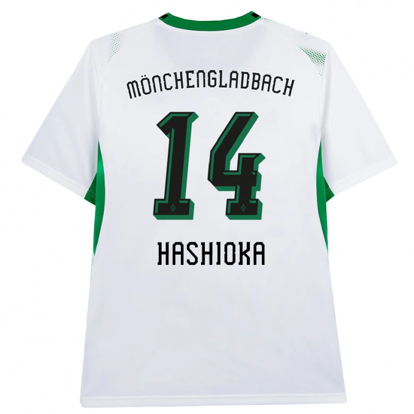 Danxen Mulher Camisola Daiki Hashioka #14 Branco Verde Preto Principal 2026/27 Camisa Brasil