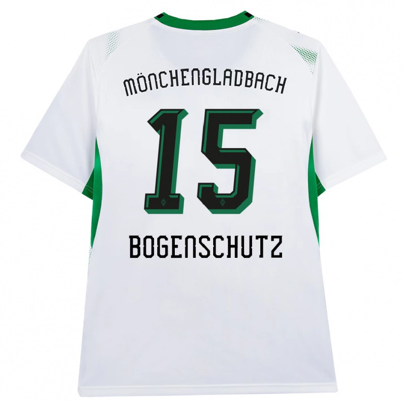 Danxen Mulher Camisola Kerstin Bogenschutz #15 Branco Verde Preto Principal 2026/27 Camisa Brasil