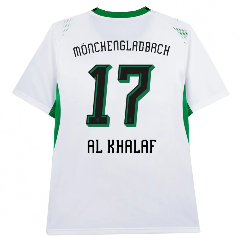 Danxen Mulher Camisola Abdul Al-Khalaf #17 Branco Verde Preto Principal 2026/27 Camisa Brasil