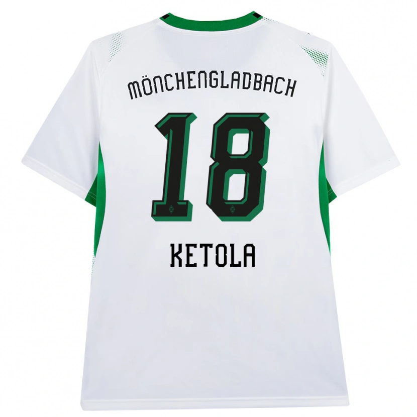 Danxen Mulher Camisola Sulo Ketola #18 Branco Verde Preto Principal 2026/27 Camisa Brasil