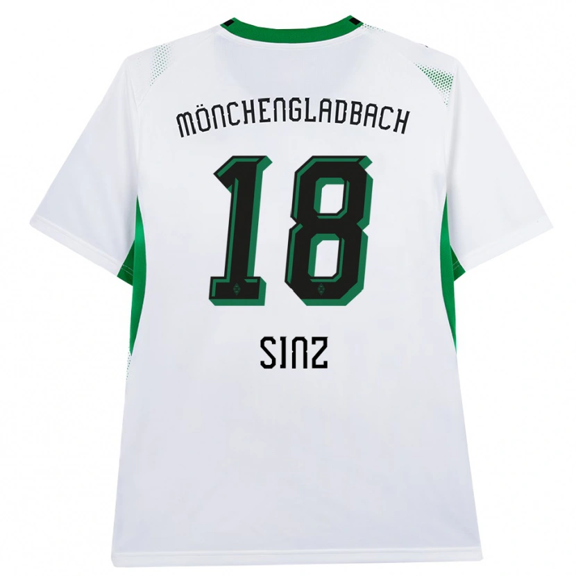 Danxen Mulher Camisola Michelle Sinz #18 Branco Verde Preto Principal 2026/27 Camisa Brasil