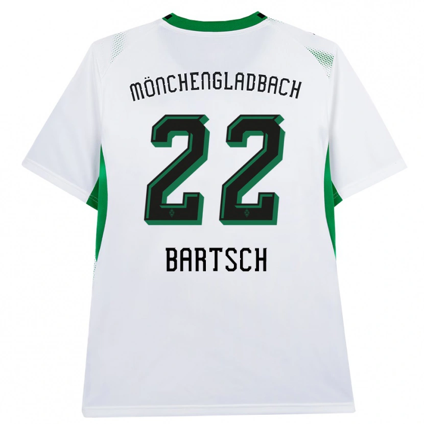 Danxen Mulher Camisola Kristina Bartsch #22 Branco Verde Preto Principal 2026/27 Camisa Brasil