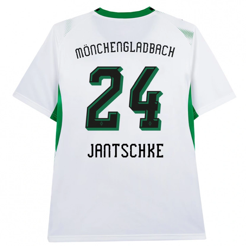 Danxen Mulher Camisola Tony Jantschke #24 Branco Verde Preto Principal 2026/27 Camisa Brasil