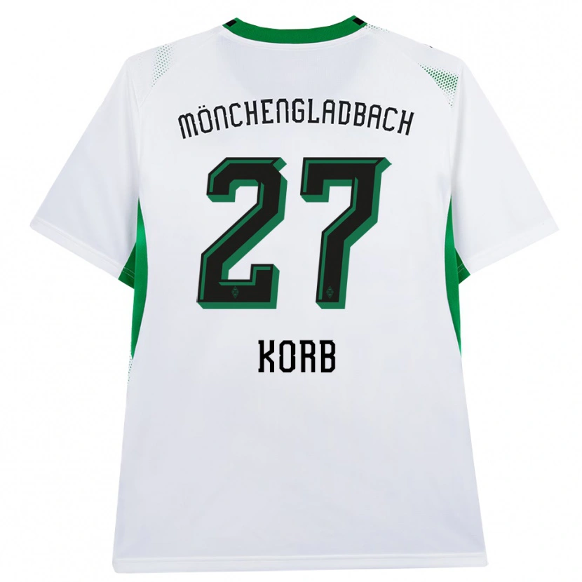 Danxen Mulher Camisola Julian Korb #27 Branco Verde Preto Principal 2026/27 Camisa Brasil