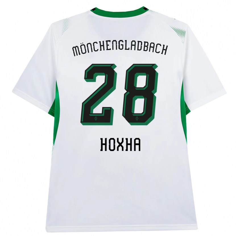 Danxen Mulher Camisola Flavjo Hoxha #28 Branco Verde Preto Principal 2026/27 Camisa Brasil