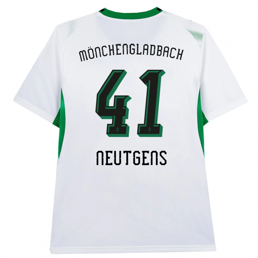 Danxen Mulher Camisola Maximilian Neutgens #41 Branco Verde Preto Principal 2026/27 Camisa Brasil