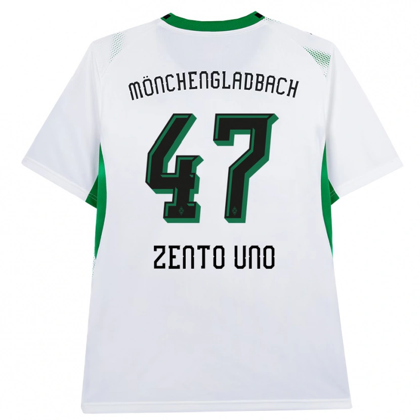 Danxen Mulher Camisola Zento Uno #47 Branco Verde Preto Principal 2026/27 Camisa Brasil