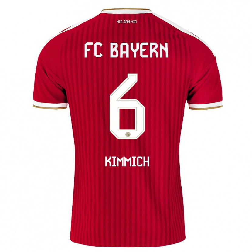 Danxen Mulher Camisola Joshua Kimmich #6 Vermelho Branco Azul Principal 2026/27 Camisa Brasil