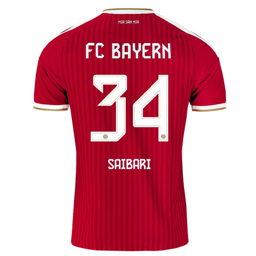 Danxen Mulher Camisola Ismael Saibari #34 Vermelho Branco Azul Principal 2026/27 Camisa Brasil