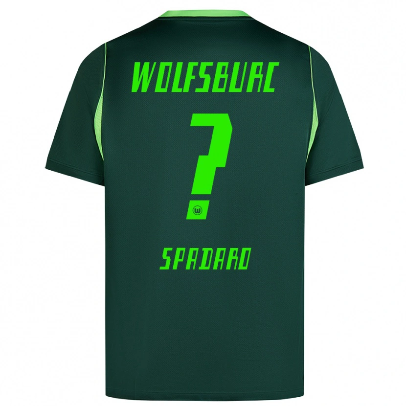 Danxen Mulher Camisola Michele Spadaro #0 Verde Escuro Branco Principal 2026/27 Camisa Brasil