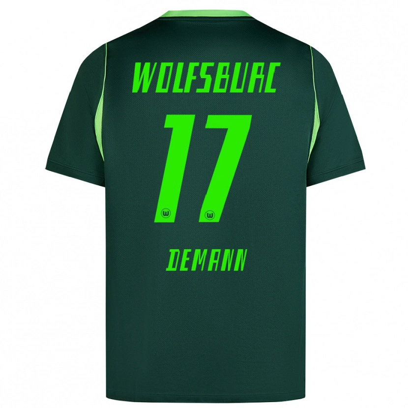 Danxen Mulher Camisola Kristin Demann #17 Verde Escuro Branco Principal 2026/27 Camisa Brasil