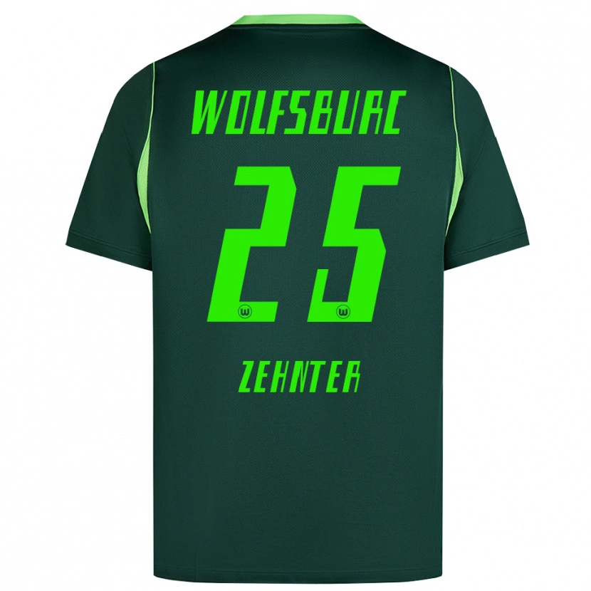 Danxen Mulher Camisola Aaron Zehnter #25 Verde Escuro Branco Principal 2026/27 Camisa Brasil