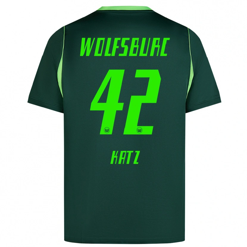 Danxen Mulher Camisola Bruno Katz #42 Verde Escuro Branco Principal 2026/27 Camisa Brasil
