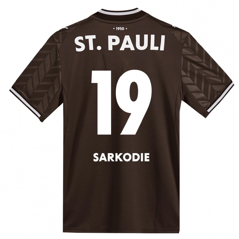 Danxen Mulher Camisola Joel Sarkodie #19 Branco Café Principal 2026/27 Camisa Brasil
