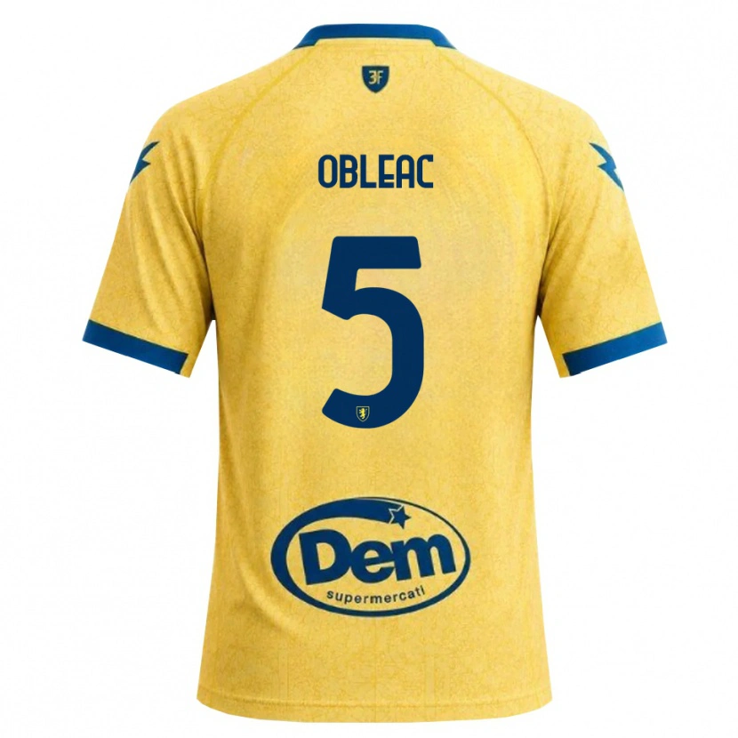 Danxen Mulher Camisola Matteo Obleac #5 Caqui Preto Azul Principal 2026/27 Camisa Brasil