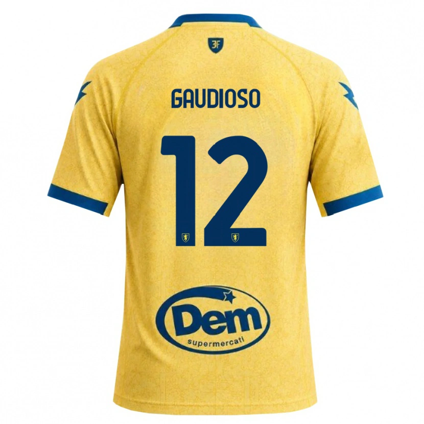 Danxen Mulher Camisola Gianmaria Gaudioso #12 Caqui Preto Azul Principal 2026/27 Camisa Brasil