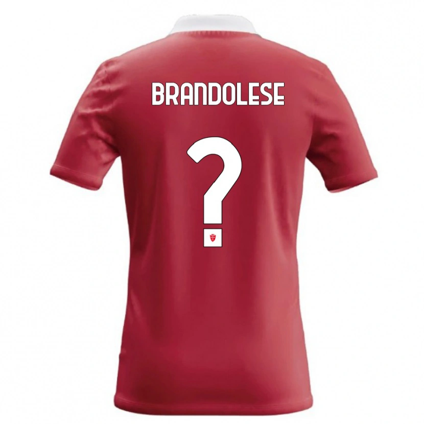 Danxen Mulher Camisola Benedetto Brandolese #0 Vermelho Branco Principal 2026/27 Camisa Brasil