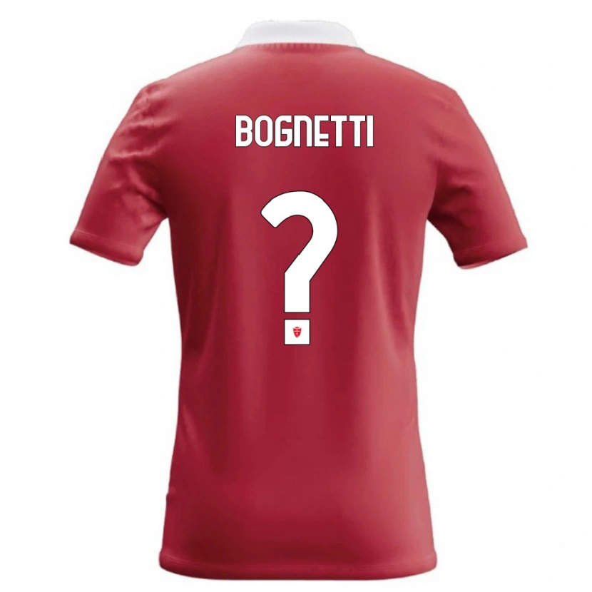 Danxen Mulher Camisola Federico Bognetti #0 Vermelho Branco Principal 2026/27 Camisa Brasil