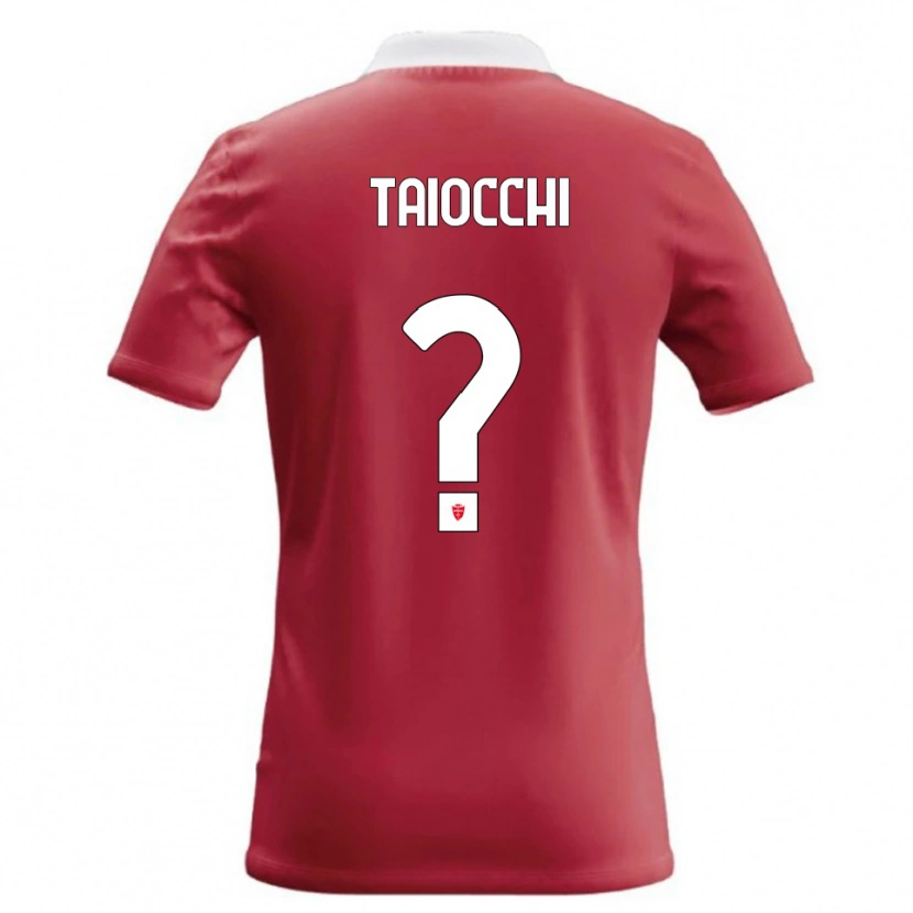 Danxen Mulher Camisola Federico Taiocchi #0 Vermelho Branco Principal 2026/27 Camisa Brasil