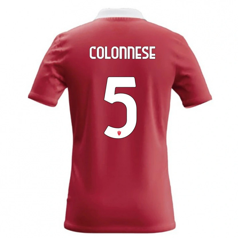 Danxen Mulher Camisola Lorenzo Colonnese #5 Vermelho Branco Principal 2026/27 Camisa Brasil