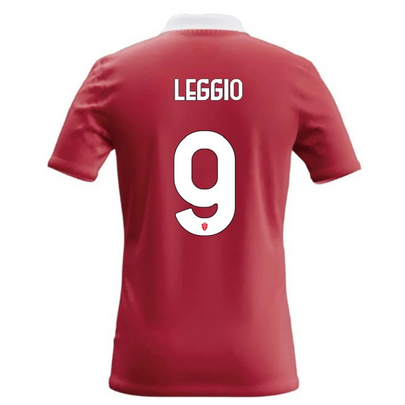 Danxen Mulher Camisola Thomas Leggio #9 Vermelho Branco Principal 2026/27 Camisa Brasil