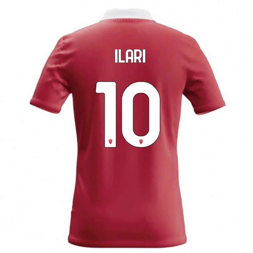 Danxen Mulher Camisola Mario Ilari #10 Vermelho Branco Principal 2026/27 Camisa Brasil