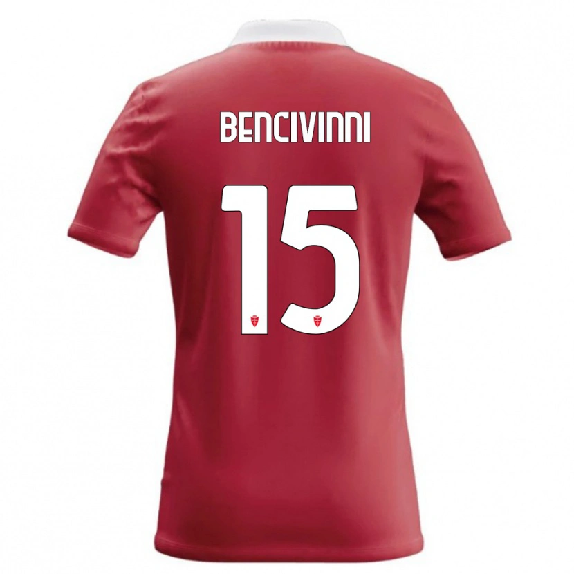 Danxen Mulher Camisola Boris Bencivinni #15 Vermelho Branco Principal 2026/27 Camisa Brasil