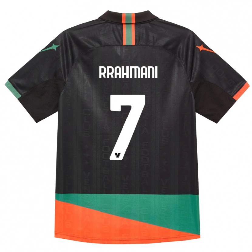 Danxen Mulher Camisola Albion Rrahmani #7 Preto Laranja Verde Principal 2026/27 Camisa Brasil