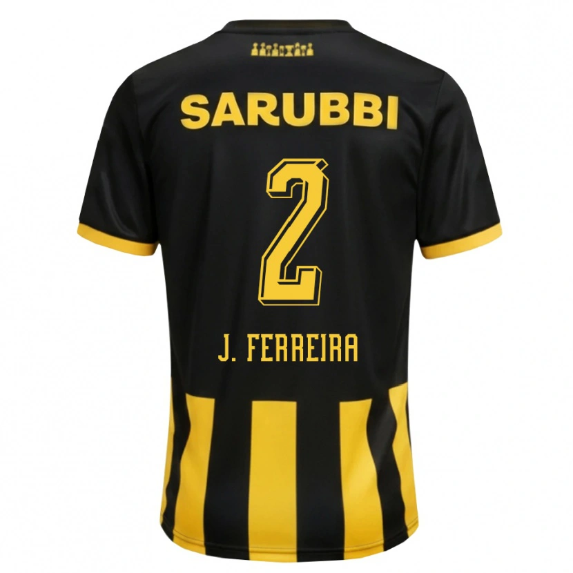 Danxen Mulher Camisola Joaquín Ferreira #2 Preto Amarelo Principal 2026/27 Camisa Brasil
