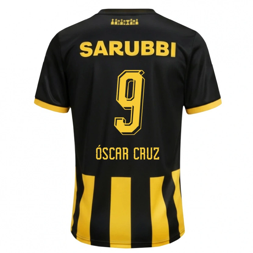 Danxen Mulher Camisola Óscar Cruz #9 Preto Amarelo Principal 2026/27 Camisa Brasil