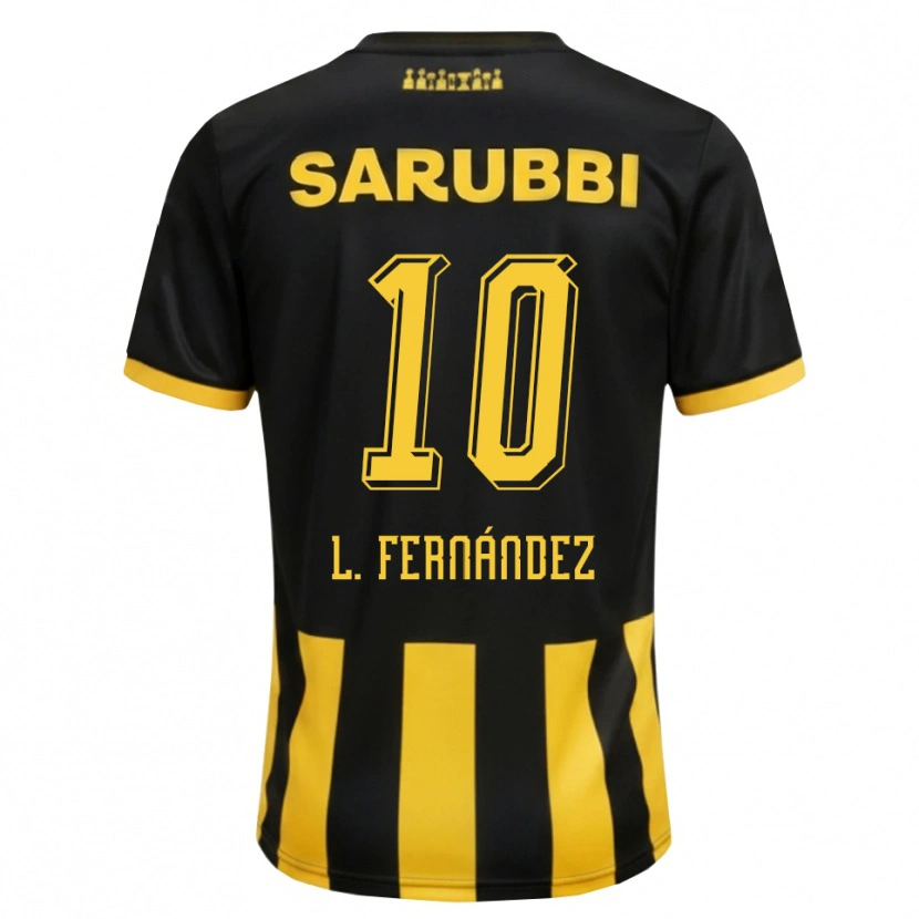Danxen Mulher Camisola Leonardo Fernández #10 Preto Amarelo Principal 2026/27 Camisa Brasil