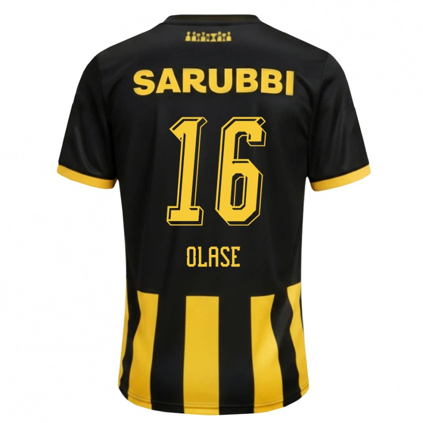 Danxen Mulher Camisola Tomás Olase #16 Preto Amarelo Principal 2026/27 Camisa Brasil