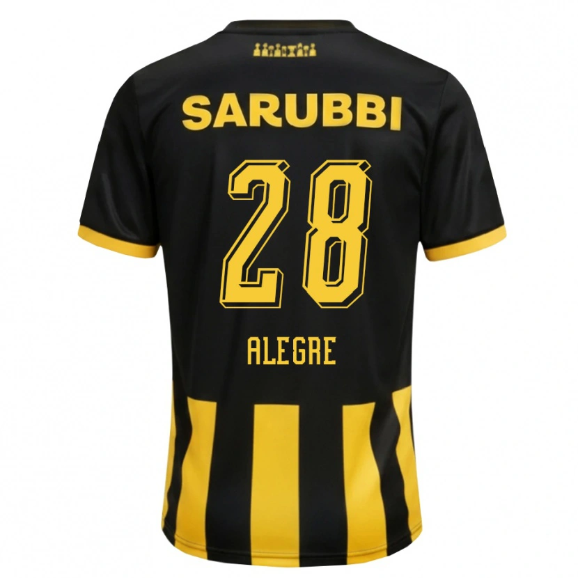 Danxen Mulher Camisola Ignacio Alegre #28 Preto Amarelo Principal 2026/27 Camisa Brasil