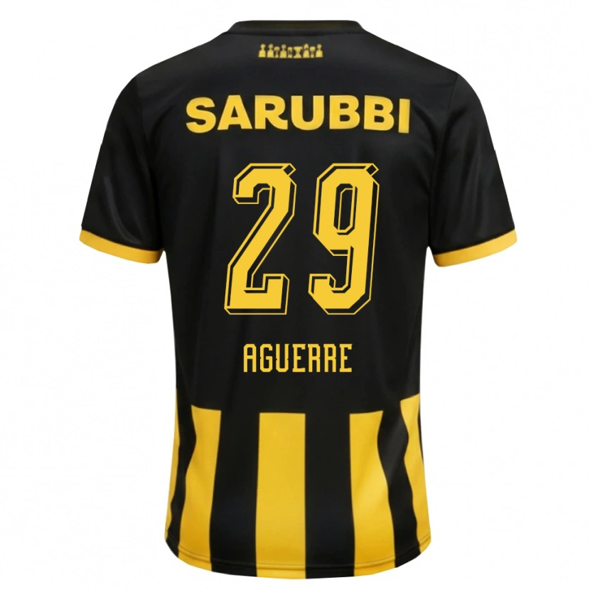 Danxen Mulher Camisola Washington Aguerre #29 Preto Amarelo Principal 2026/27 Camisa Brasil