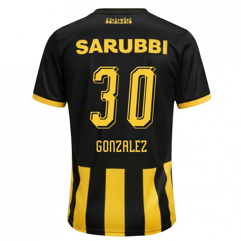 Danxen Mulher Camisola Ángel González #30 Preto Amarelo Principal 2026/27 Camisa Brasil