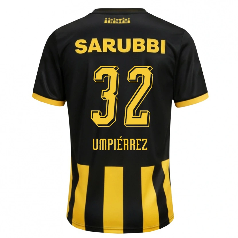 Danxen Mulher Camisola Leandro Umpiérrez #32 Preto Amarelo Principal 2026/27 Camisa Brasil