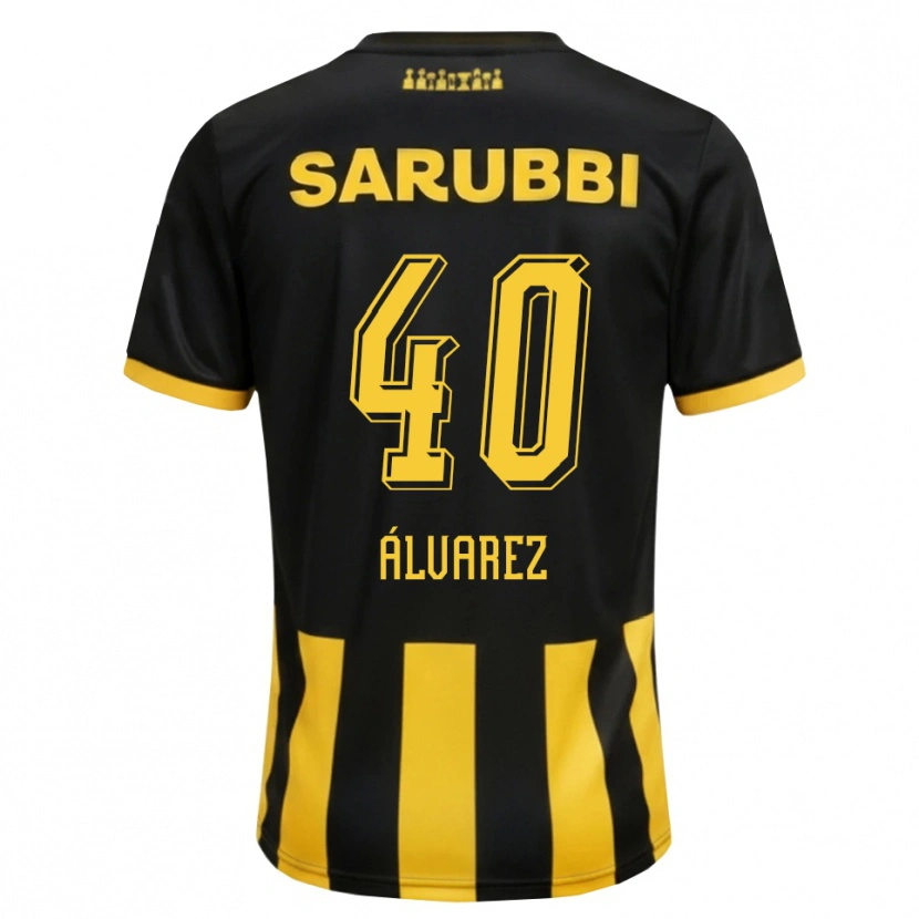 Danxen Mulher Camisola Brandon Álvarez #40 Preto Amarelo Principal 2026/27 Camisa Brasil