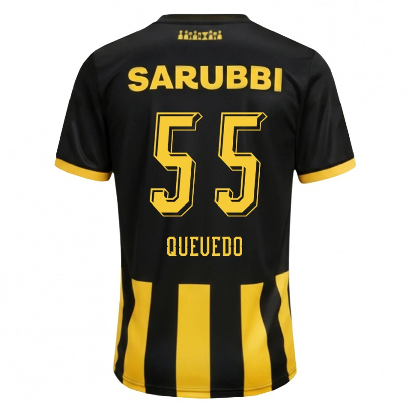 Danxen Mulher Camisola Juan Quevedo #55 Preto Amarelo Principal 2026/27 Camisa Brasil