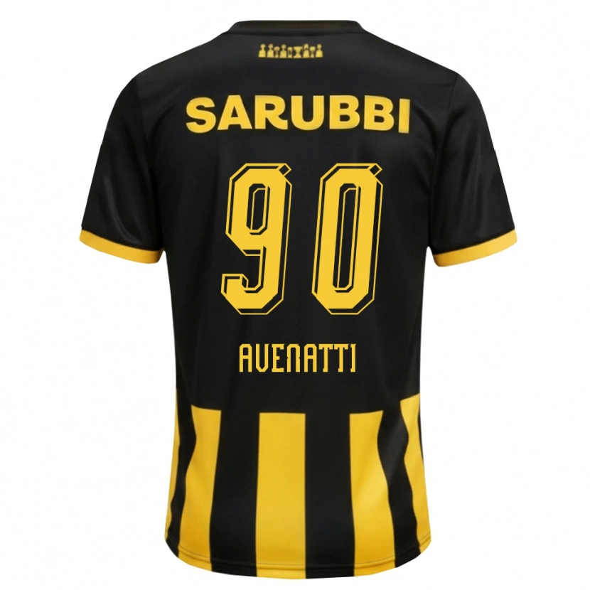 Danxen Mulher Camisola Felipe Avenatti #90 Preto Amarelo Principal 2026/27 Camisa Brasil