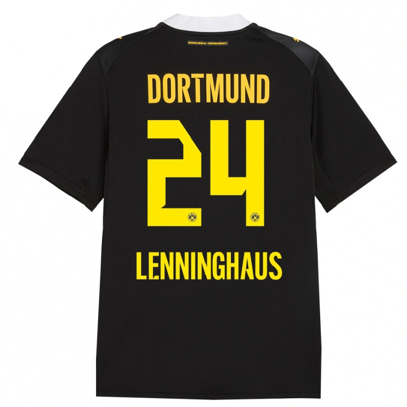 Danxen Mulher Camisola Mika Lenninghaus #24 Preto Vermelho Amarelo Alternativa 2026/27 Camisa Brasil